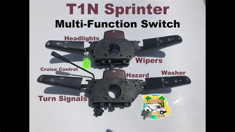 Multi Function Switch Replacement T1n Sprinter Youtube