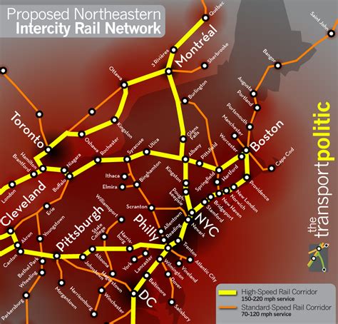 A Future Interstate Rail Network Redux The Transport Politic