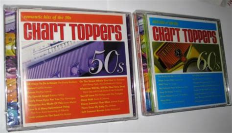 Chart Toppers Romantic Hits Of The 50s And Rock Hits Of The 60s 1998 New