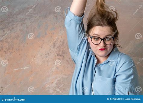 A Woman Is Having Sad And Tearing Her Hair Stock Photo Image Of