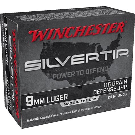 Winchester W9mmst Super X 9mm 115 Gr Sthp 20 Rounds Fin Feather Fur
