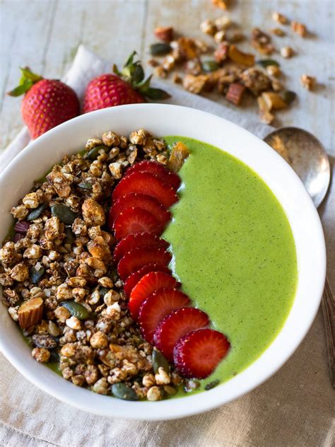 Green Protein Smoothie Bowl Nourish Every Day