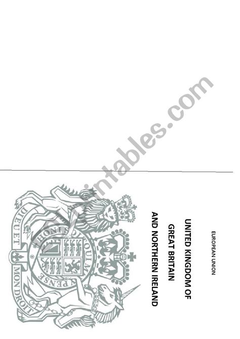 British Passport Esl Worksheet By Tapis