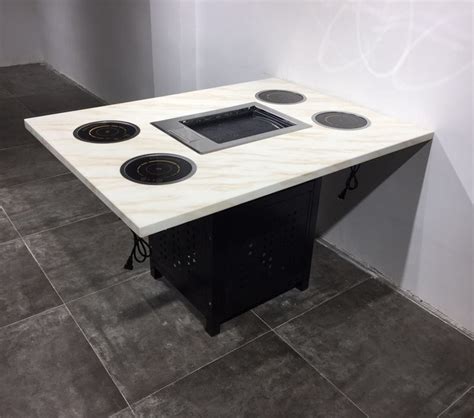 Korean bbq table is really a perfect option : Korean Bbq Grill Dining Table