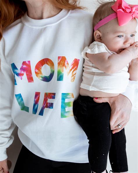 Mom Life Sweatshirt Mom Life Crewneck Motherhood Pullover Etsy