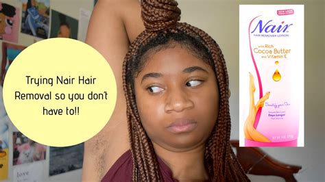Using Nair Hair Removal To Shave Does It Work Youtube