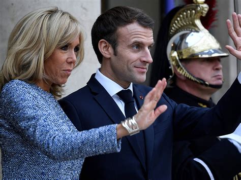Emmanuel macron addresses the international obsession with his wife's age. Macron acknowledges protests, but won't 'change course'