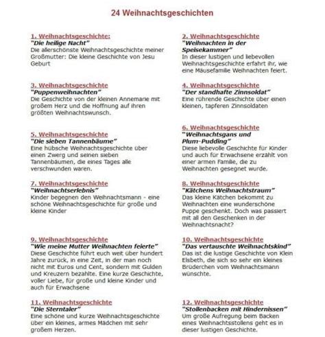 Lametta ist weg von gerlis zillgens ist, wie für eine adventsgeschichte üblich, in 24 kapitel unterteilt. Weihnachtsgeschichten Download | Freeware.de