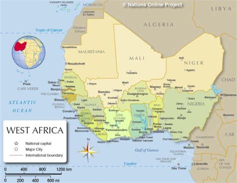 West Africa Illustrative Map Download Scientific Diagram