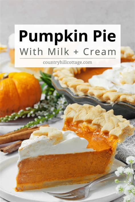 Pumpkin Pie Without Evaporated Milk And Condensed Milk