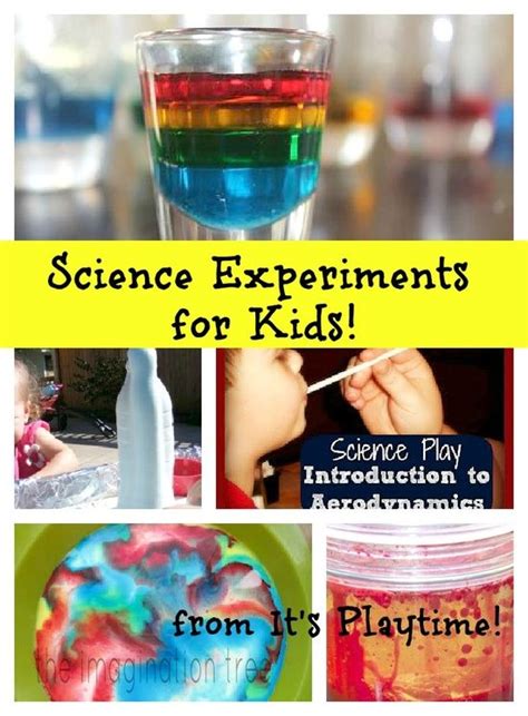 Fun Science Experimentsfor You Erica Science Experiments Kids Fun