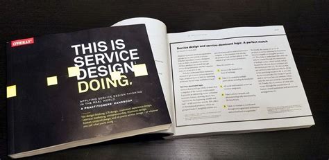 This Is Service Design Doing The Book By Tisdd And The Service