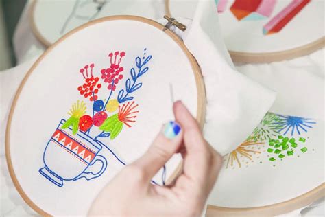 15 Hand Embroidery Patterns Ready For You To Download And Sew