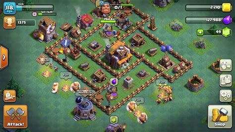 Reaching builder's hall level 9 allows you to build o.t.t.o. Clash of clans New base design for builder hall level 5 ...