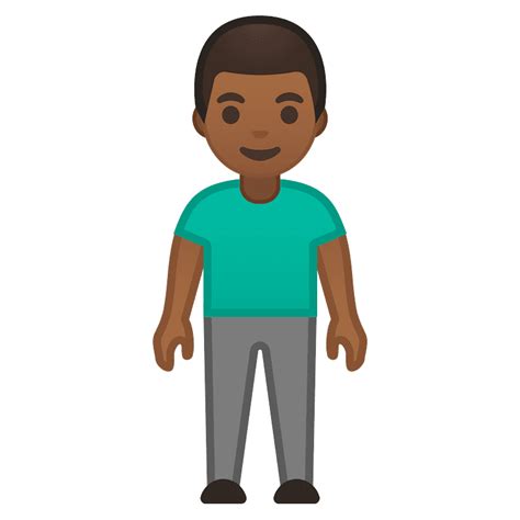 Man Standing Emoji Clipart Free Download Transparent Png