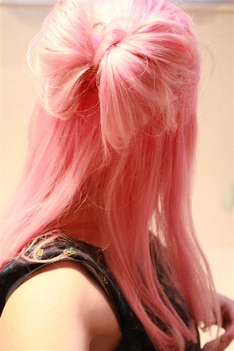 Pink Hair Bow Pink Hair Pink Hair Bows Rose Gold Hair