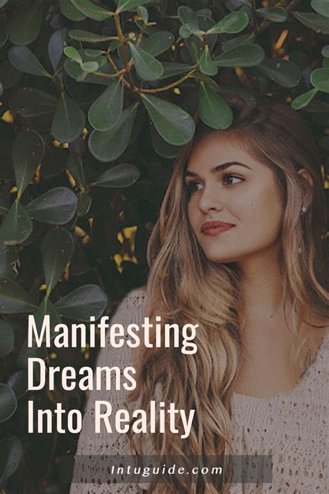 manifest your dreams into reality intuguide