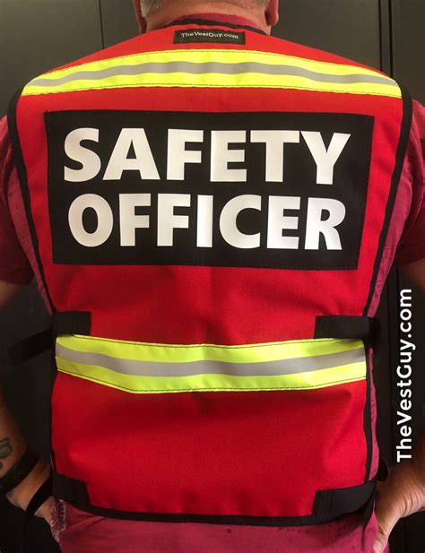 Incident Command Safety Officer Vest Safety Officer Reflective Vest