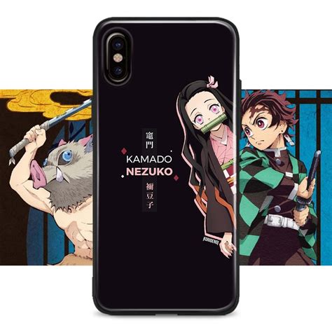 Kamado Nezuko Kimetsu No Yaiba Demon Slayer Tempered Glass Phone Case