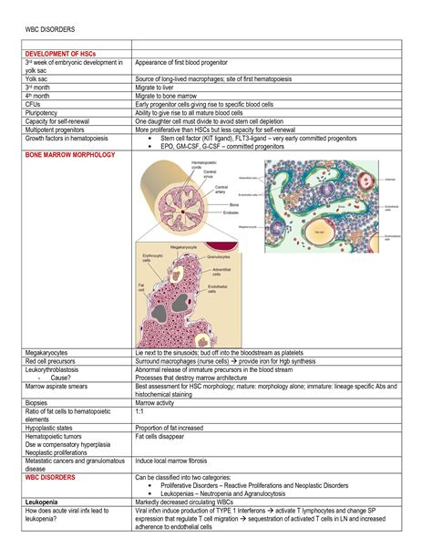 Solution Medicine White Blood Cell Disorders Study Guide Studypool