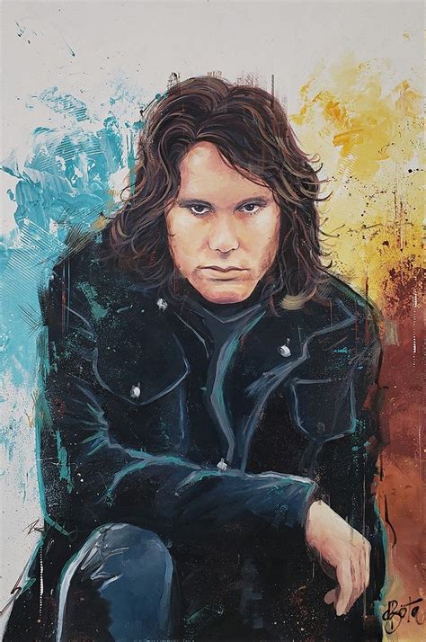 Jim Morrison 80x120 Acrylics