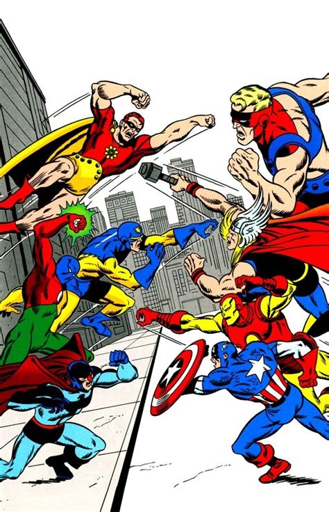vingadores vs esquadrão supremo marvel avengers vs squadron supreme avengers comics marvel