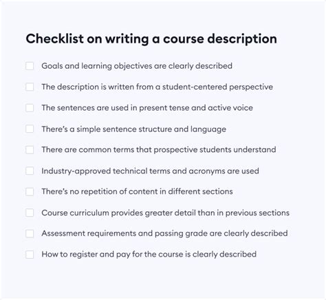 How To Write A Course Descriptions13 Tips And Best Practices 2022