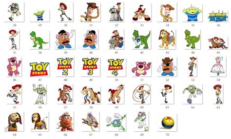 Toy Story Clipart Toy Story Png Files Toy Story Characters Etsy