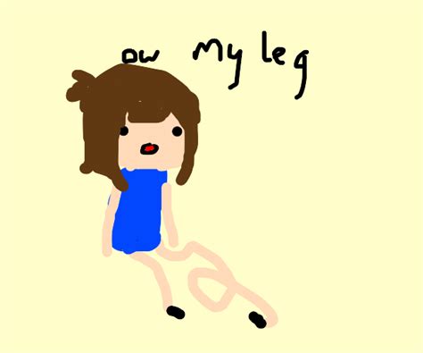 Ow My Leg Drawception