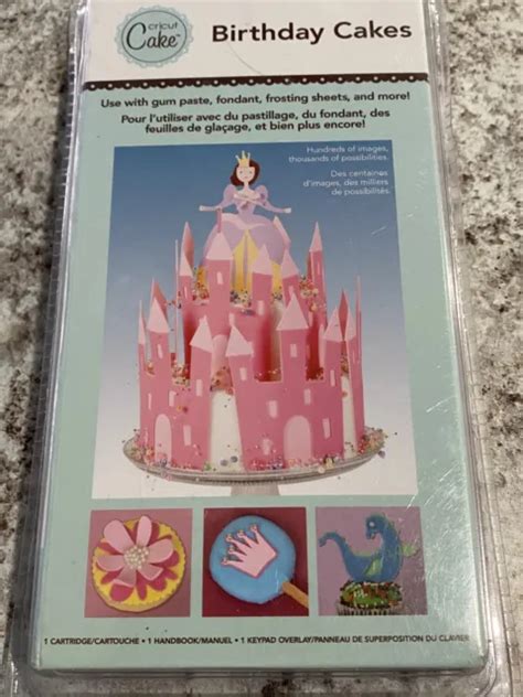New Cricut Cake Birthday Cakes Shapes Font Cartridge Princess Castle