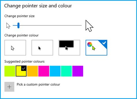How To Change Mouse Pointer Color In Windows 10