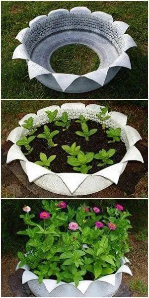 20 Best Diy Tire Planter Flower Pot Ideas And Projects For 2022 Garden