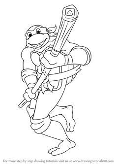 Donatello The Ninja Turtles Coloring Pages | Vinyl fantasticness