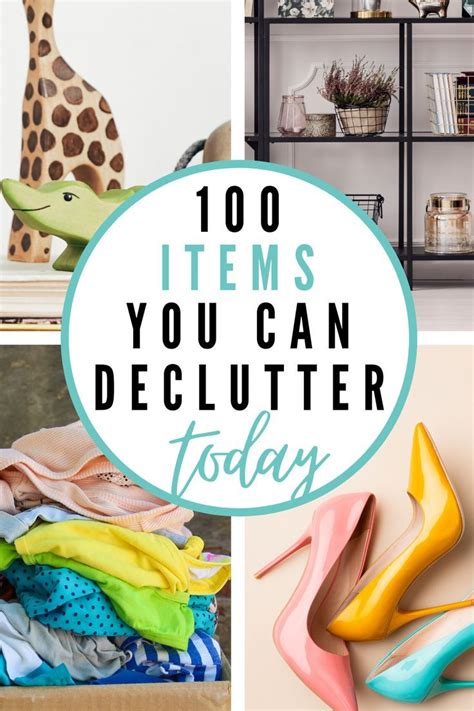 The Ultimate Decluttering Checklist To Get You Started 100 Items To