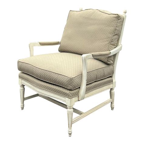 Ethan Allen Ladderback Bergere Chair Chairish