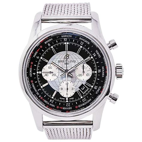 Certified Breitling Transocean Unitime Pilot Watch Rb0510v1c880 For