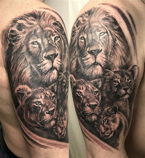 Mens Lion Tattoo Lion Tattoo Sleeves Lion