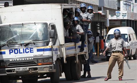 Zimbabwe Police Beat Detain Anti Govt Protesters The Trent