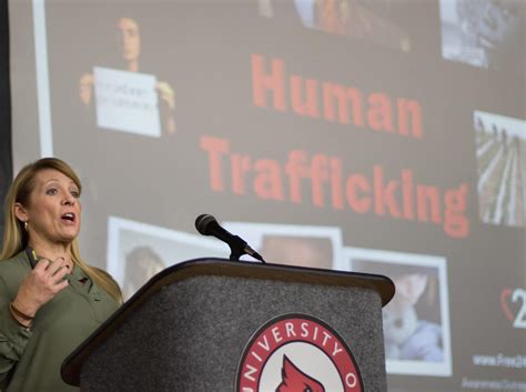 human trafficking conference aims to raise awareness the louisville cardinal