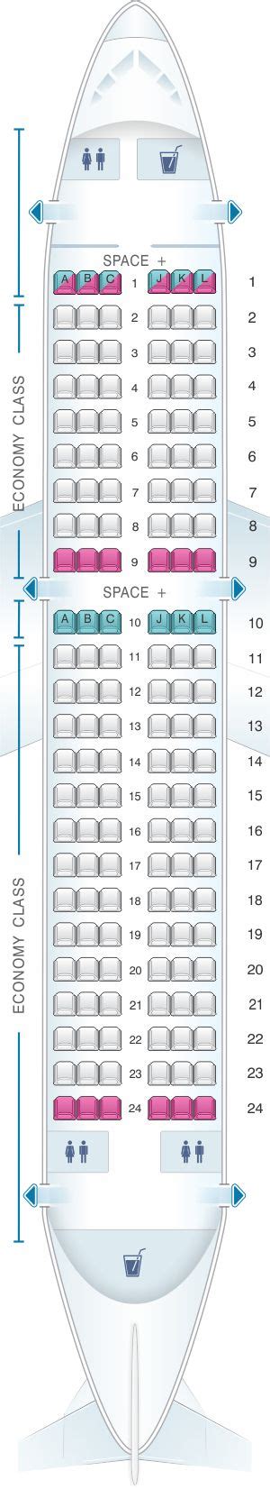 Seat Map Latam Airlines Airbus A319 China Southern Airlines Asiana
