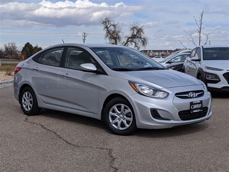 Slightly revised for 2013, the hyundai accent is a subcompact car available in sedan and hatchback trim levels. Pre-Owned 2013 Hyundai Accent GLS 4dr Car in Greeley ...
