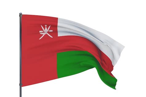 Premium Photo D Illustration Waving Flags Of The World Flag Of Oman