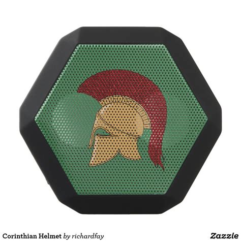 Corinthian Helmet Black Bluetooth Speaker | Corinthian helmet