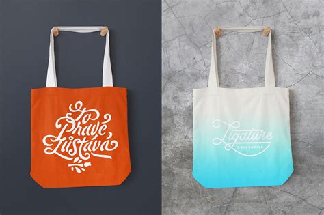 Download Canvas Tote Bag Mock-up on Behance