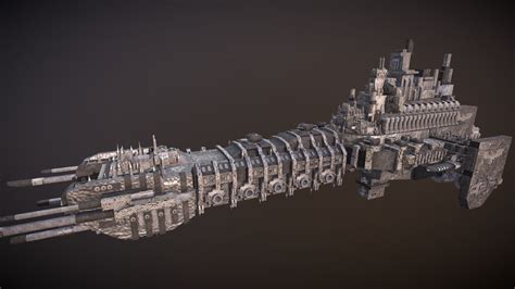 Warhammer 40k Battle Barge Download Free 3d Model By Taumich F5496c1