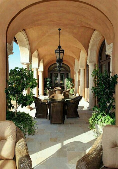 Outdoor Spanish Style Homes Tuscan House Mediterranean Home Decor