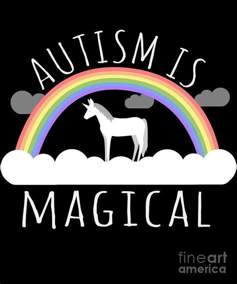 Autism Is Magical Digital Art By Flippin Sweet Gear
