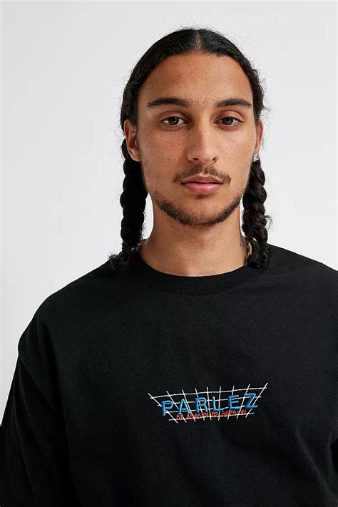 Parlez Uo Exclusive Black And Blue T Shirt Urban Outfitters Uk