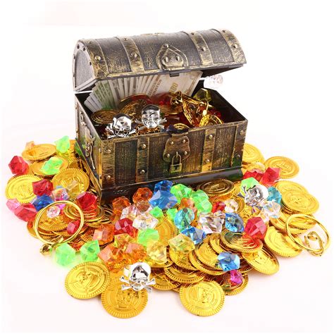 Buy Lingway ToysKids Pirate Treasure Chest Smaller Size Treasures Box
