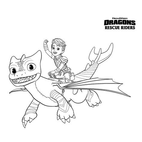 Rescue Riders Winger Coloring Page